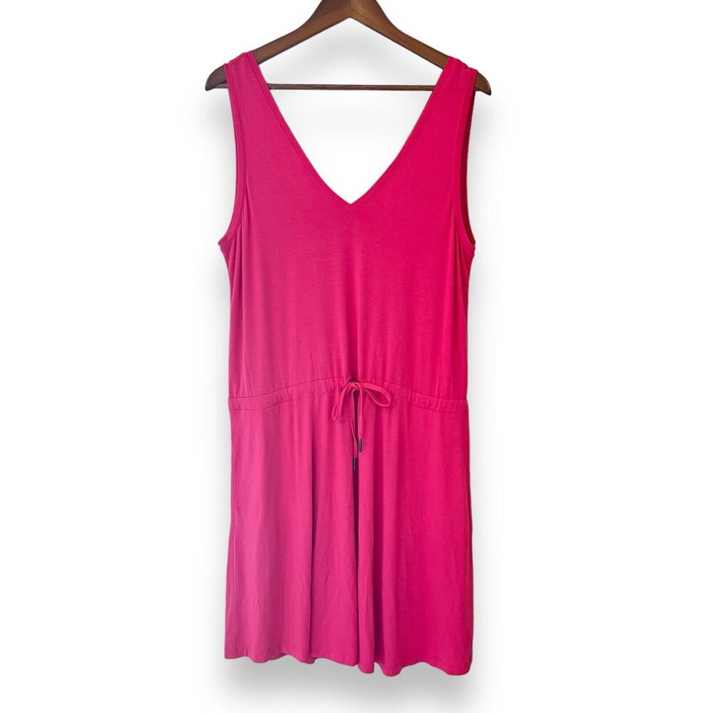 Sweaty Betty Pink Take It Easy Dress M Athleisure Tennis Travel Beach Coverup - Picture 2 of 12